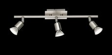 NIMES Trio - spot na strop/stenu - LED/GU10 - nikel - 450mm