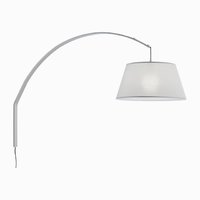 SWAP Redo - nástenná lampa - biely kov/textil - 1464x937mm