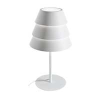 CALYPSO Redo - lampa stolná - 440mm - biely kov 