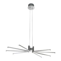 AXIAL Redo - LED lampa stropná - chróm/akryl - 900mm