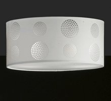 JOONA Honsel - lampa stropná - biely textil s dekorom- 450mm