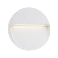 EVEN Redo - LED lampa nástenná - ø 215mm - biely kov