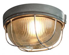 LAUREN Brilliant - stropná lampa - šedý betón+sklo - ø 255mm
