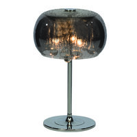 WATERFALL Brilliant - stolová lampa - dymové sklo - 360mm