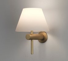 ROMA Astro - kúpeľňové svietidlo - biele sklo+zlatý kov