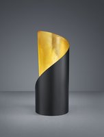 FRANK Trio - lampa stolová - zlato-čierny kov - 240mm
