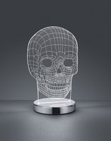 SKULL Trio - dekoratívne LED svietidlo - LEBKA - 215mm