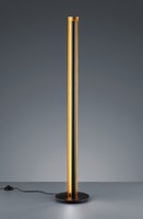 TEXEL Trio - stojanová LED lampa - zlato-čierny kov - 1420mm