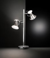 DUKE Trio - LED stolná lampa - nikel+chróm - 430mm 