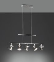 DUKE Trio - LED závesná lampa - nikel+chróm - 800mm