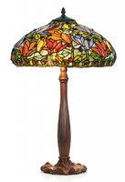 KT2401+P927 Artistar - stolná lampa - Tiffany sklo - 640mm