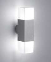 HUDSON Trio - nástenná lampa - E14/LED - 330mm - titánová