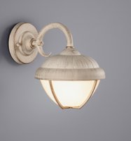 VERDON Trio - exteriérová LED lampa nástenná - antická biela