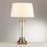 PEDESTAL Searchlight - lampa na stôl- 620mm - antická mosadz