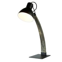 NANNA Searchlight - stolová lampa- čierny kov+drevo - 640mm