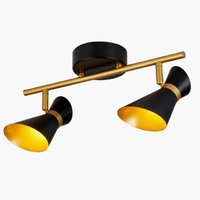 DIABLO Searchlight- LED spot - čierno-zlatý kov - 420mm