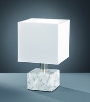 DAYTONA Trio - stolová lampa - biely mramor - 270mm