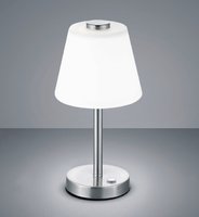 EMERALD Trio - dotyková stolná LED lampa - nikel - 290mm