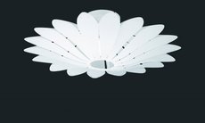 MINKA Trio - stropná lampa - biely akryl - ø 650mm
