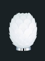 CHOKE Trio - lampa stolná - biely plast - 360mm