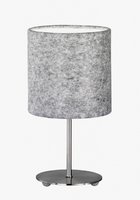 BALDER Honsel - stolová lampa - šedá plsť+nikel - 300mm