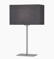 KEMPTEN Honsel - stolová lampa - šedý textil+kov - 430mm