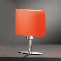 YIMMI Honsel - stolová lampa - chróm+oranžový textil - 250mm