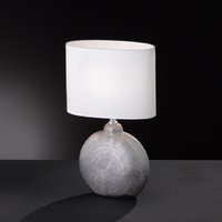 FORO Honsel - stolné svetlo - keramika/chróm/textil - 360mm