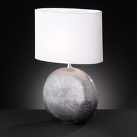 FORO Honsel - stolné svetlo - keramika/chróm/textil - 530mm