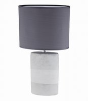 HEBE Honsel - lampa stolná - betón+šedý textil - 395mm