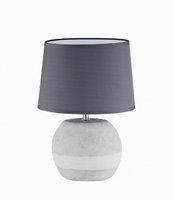 HEBE Honsel - lampa stolná - betón+šedý textil - 320mm