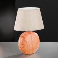 HILL Honsel - lampa na stôl - keramika/textil - 480mm