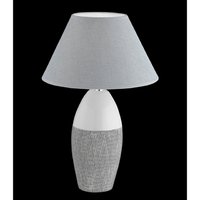 BEDFORD Honsel - stolná lampa - 450mm - bielo-šedá keramika