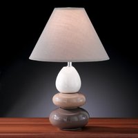 BALON Honsel - lampa stolná - hnedo-krémovo-šedá - 420mm