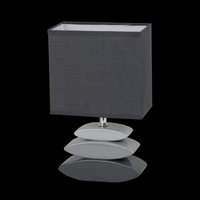 LINER Honsel - lampička stolová- šedá keramika/textil- 290mm