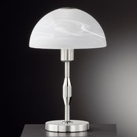 ARENA Honsel - stolná lampička - nikel/chróm/sklo - 400mm