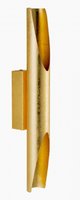 SET Honsel - nástenné LED svietidlo - zlatý kov - 480mm