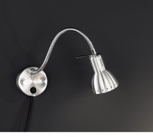 PITTSBURGH Honsel - nástenná lampa - hliník/chróm - 470mm