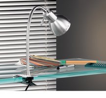 PITTSBURGH Honsel - štipcová lampa - hliník/chróm - 450mm