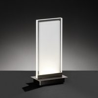 FORMA Honsel - stolná LED lampa - akryl+nikel - 270x140mm