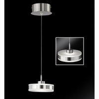 PUK Honsel - závesná LED lampa - 140mm - akryl/nikel