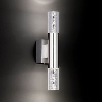 BUBBLE Honsel - nástenná LED lampa - 300mm - nikel+akryl