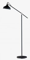 PIT Honsel - stojanová lampa - nikel/čierny kov - 1520mm