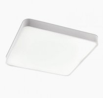 SCREEN Redo - LED stropnica - 460mm - biely kov+biele sklo