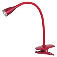 JEFF Rabalux - štipcová LED lampa - červený plast - 350mm