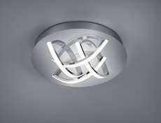 DOLLY Trio - LED stropnica - kov/chróm + akryl - ø 320mm