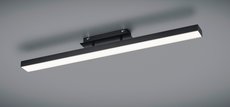 AGANO Trio - LED stropnica - 1000mm - čierny hliník+akryl