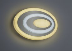 SUBARA Trio - stropná LED lampa - biely akryl - 400x260mm