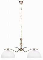 AURELIA Rabalux - 2-ram. lampa závesná - bronz+sklo - 840mm