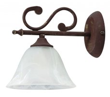 MARGARET Rabalux - nástenná lampa - anticky hnedý kov+sklo
